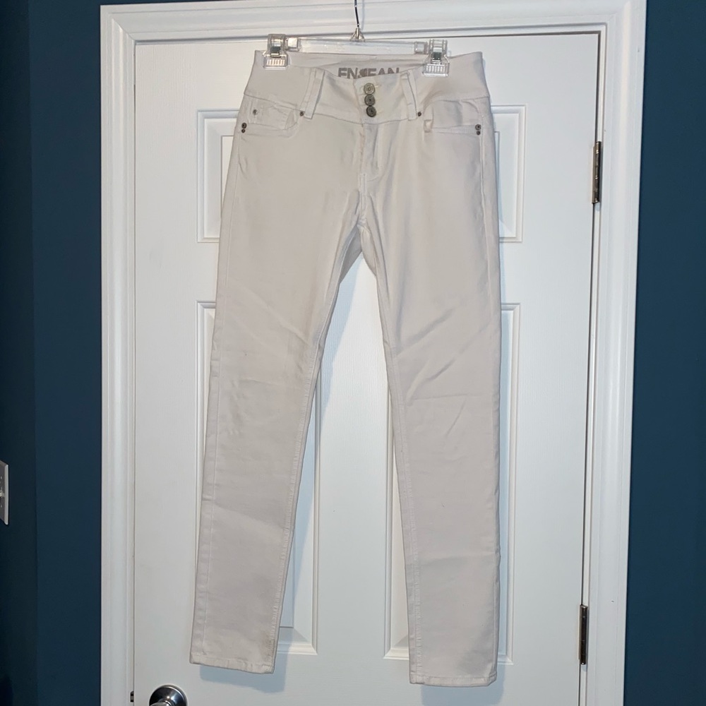 ENJEAN white denim jeans